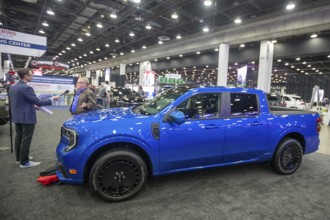 Detroit, Michigan USA - 14 January 2026 - The Ford Maverick Lobo, winner of the 2026 Truck of the