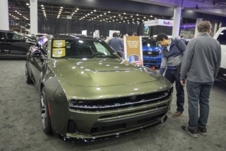 Detroit, Michigan USA - 14 January 2026 - The Dodge Sixpack, winner of the 2026 Car of the Year