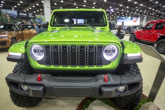Detroit, Michigan USA - 14 January 2026 - The 2026 Jeep Gladiator Rubicon on display at the Detroit