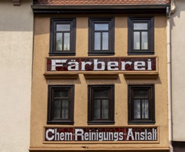 Historic house facades in the old town of Fulda, Hesse, Germany