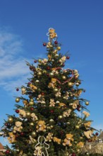 Christmas market, Old Town, Colmar, Haut-Rhin, Alsace, France