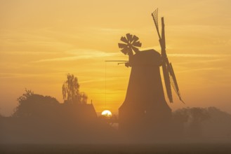 Messlinger Windmühle Petershagen, Petershagen, North Rhine-Westphalia, Germany