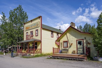 Hotel, historic building, McCarthy, Wrangell St. Elias National Park, Alaska, USA