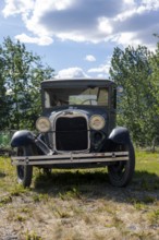 Vintage car, McCarthy, Wrangell St. Elias National Park, Alaska, USA