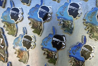 Corte Magnete, Souvenir, Corte mountain resort, Haute-Corse Department, Corsica, Mediterranean Sea,