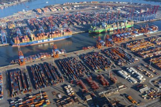 Burchardkai container terminal and Eurogate