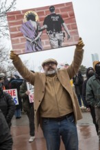 Detroit, Michigan USA - 10 January 2026 - Activists rally to protest the killing of Renee Nichole