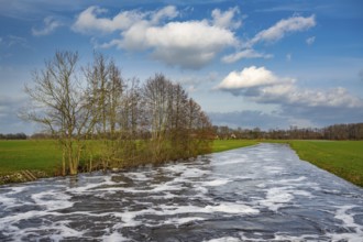 Hunte bei Einen in the municipality of Goldenstedt, Hunte, Einen, Goldenstedt, Lower Saxony,