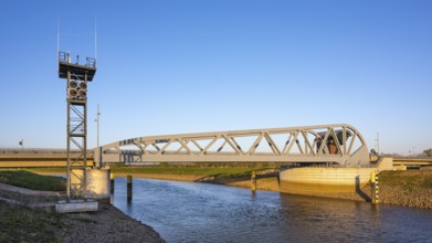 Huntebrücke, Hunte, Wesermarsch, Huntebrück, Elsfleth, Lower Saxony, Germany