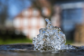 Sparkling water from a well, Stapelfeld, Cloppenburg, Lower Saxony, Germany