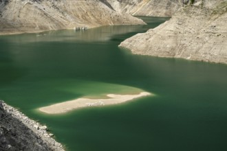 Tramonti, sunken city, abandoned houses, ruins, river course, Friuli, Italy