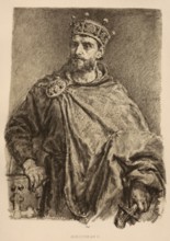 Mieszko II Lambert (born 990, died 10 May 1034) was King of Poland from 1025, authentic, digitally