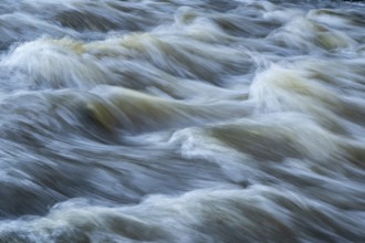 Running water, the hunt a long exposure, Dynamik, Hunteburg, Lower Saxony, Germany