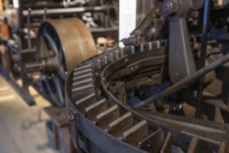 Historic machine for making matches, Tändsticksmuseet Match Museum or Match Museum, Jönköping,