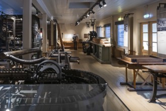 Historic machines for making matches, Tändsticksmuseet Match Museum or Match Museum, Jönköping,