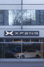 Xpeng, showroom of the Chinese electric car brand Xiaopeng Motors, Düsseldorf, North