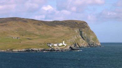 Scotland Shetland scenery in England with cliffs, ocean views and green pastures