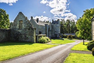 Ferniehirst Castle, Oxnam, Jedburgh, Scottish Borders, Roxburghshire, Scotland, UK