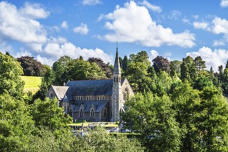 Church in Jedburgh Abbey, Augustinian Abbey, Jedburgh, Scottish Borders, Scotland, UK