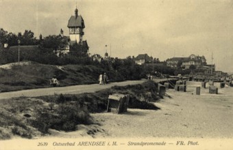 Baltic resort Arendsee, beach promenade, Kühlungsborn, Rostock district, Mecklenburg-Western