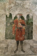 St Mazeran's Church of Bout-Vernet. St. Mazeran, creator of the original church plans. Allier