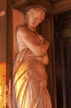 Statues in the colonnades of the Biblioteca Nazionale Marciana, the National Library in St. Mark's