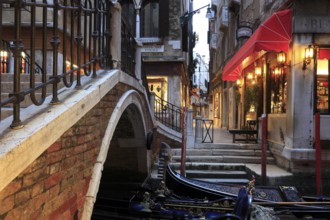 Bridge in the San Marco district, Venice, Veneto, Italy