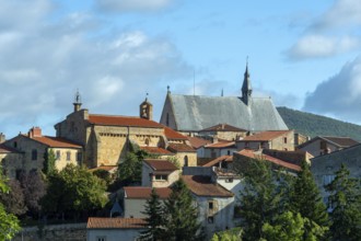 Vic le comte. Church Saint Jean and Saint Pierre. Puy de Dome. Auvergne Rhone Alpes. France