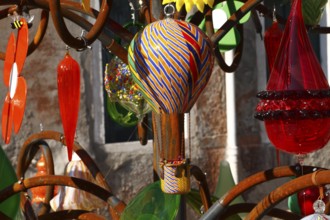 Glass art on the Insola di Murano, Venice, Veneto, Italy