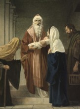 Scene from the biblical story, In the Bible, the combination of the names Simon (usually called