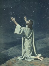 Scene from the biblical story, Not my will but your will be done, This sentence is from the New