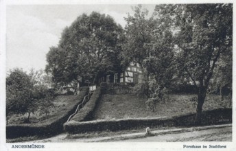 Angermünde, Forsthaus am Stadtforst, district of Uckermark in the state of Brandenburg, Germany,