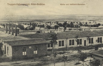 Alten-Grabow military training area, in the district of Jerichower Land in Saxony-Anhalt, postcard,
