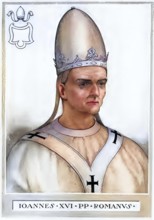 John XVI (born in Rossano, died 26 August 1001 in Rome), with the secular name John Philagathos