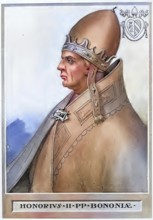 Honorius II, originally Lamberto Scannabecchi (born around 1060 in the area of today's