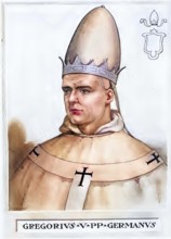 Gregory V, previously Brun (o) of Carinthia (born 972 presumably in Stainach in the Enns Valley,