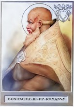 Boniface III (born in Rome, died 12 November 607) was Pope from 19 February 607 until his death,