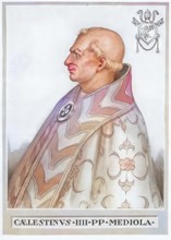 Coelestine IV, actually Goffredo di Castiglione, (born in the 12th century in Milan, died 10