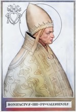 Pope Boniface IV (reigned 608-615) was a Benedictine monk who served under Pope Gregory the Great