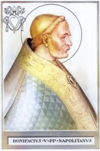 Boniface V (born in Naples, died 25 October 625) was Pope from 23 December 619 until his death,