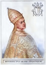 Benedict IX was pope three times in a period from 1032 to 1048. He is therefore the only pope who