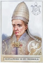 Alexander II, previously Anselmo da Baggio (born around 1010 to 1015 in Baggio near Milan, died 21