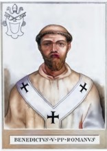 Benedict V (born in Rome, died 4 July 965 or 966 in Hamburg) was Pope of the Catholic Church from