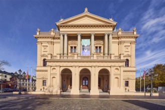 Mecklenburgisches Staatstheater, theatre, historic building, architect Georg Daniel,