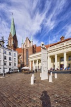 Schwerin Cathedral, St. Mary's Cathedral in Schwerin - Ev. -Luth. Schwerin Cathedral, brick Gothic,