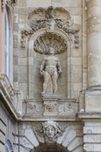 Buda Castle, Lion's Court entrance, Budapest, Hungary