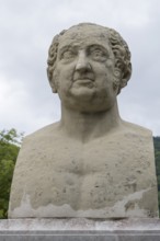 Max 1. Joseph, King of Bavaria, bust, Tegernsee, town Tegernsee, Upper Bavaria, Bavaria, Germany
