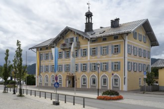 Historic Town Hall, Town of Tegernsee, Upper Bavaria, Bavaria, Germany