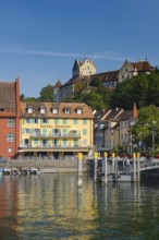 Harbour, Meersburg, Lake Constance, Baden-Württemberg, Germany
