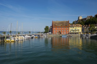 Harbour, Meersburg, Lake Constance, Baden-Württemberg, Germany